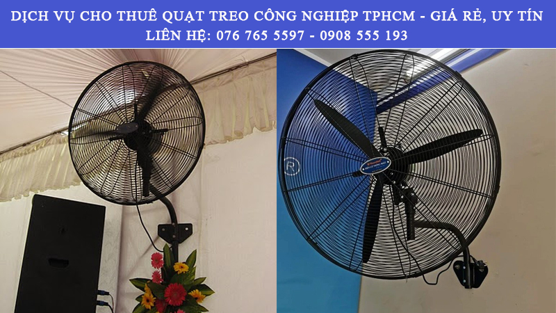 cho thuê quạt treo công nghiệp tphcm giá rẻ