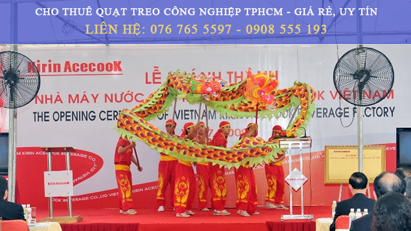 cho thuê quạt treo tường công nghiệp