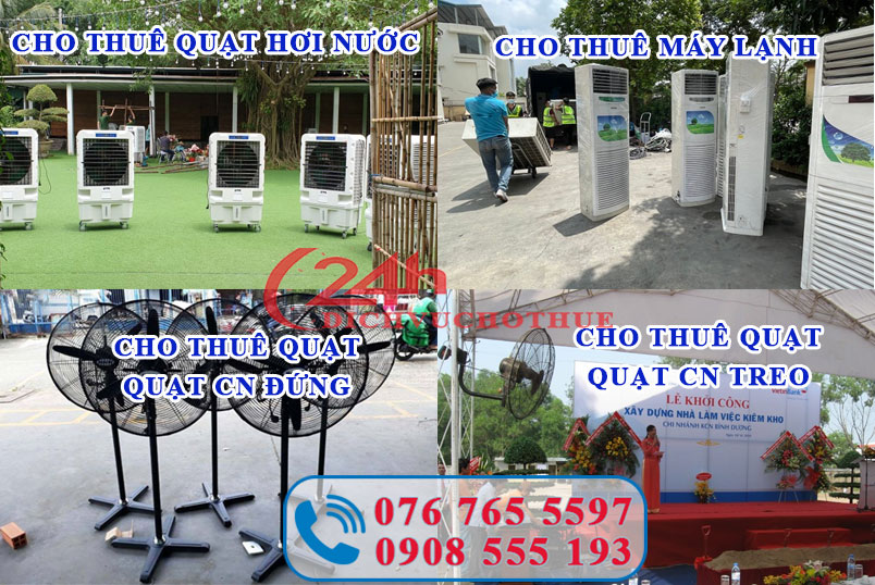 Cho thuê máy làm mát, quạt hơi nước quận 10 tphcm