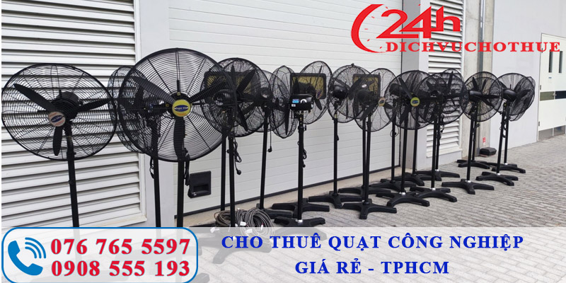 Dịch vụ cho thuê quạt công nghiệp 