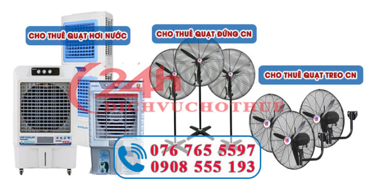 CHO THUÊ MÁY LÀM MÁT, QUẠT HƠI NƯỚC BÌNH THẠNH TPHCM – GIÁ RẺ